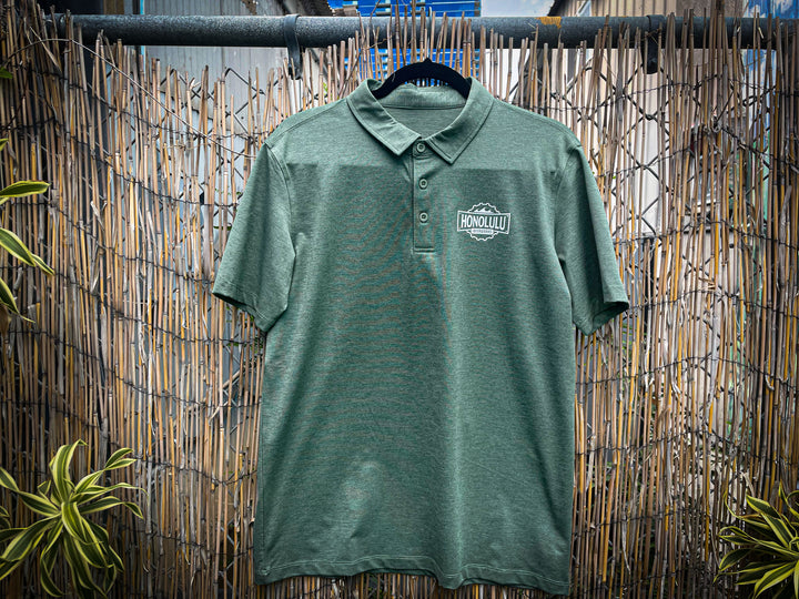 Men's Polo Eagle Heather Olive