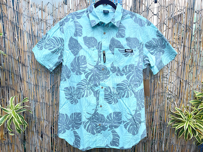 Men's Aloha Shirt Waimea Grey